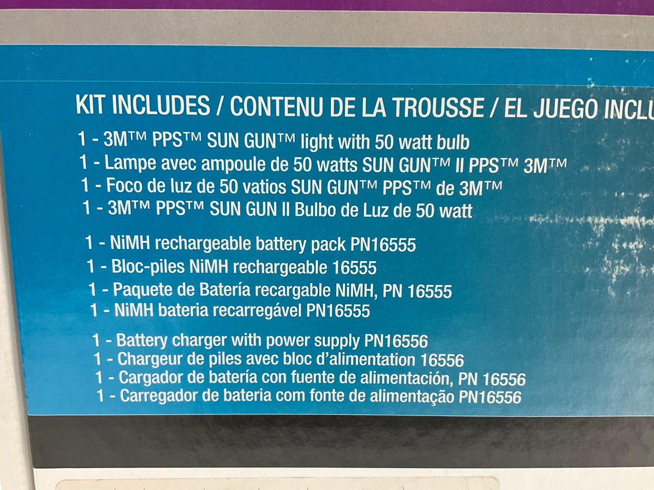 3M 16550 PPS Sun Gun II Light Kit, Identify Pre-painting & Post-painting Defects