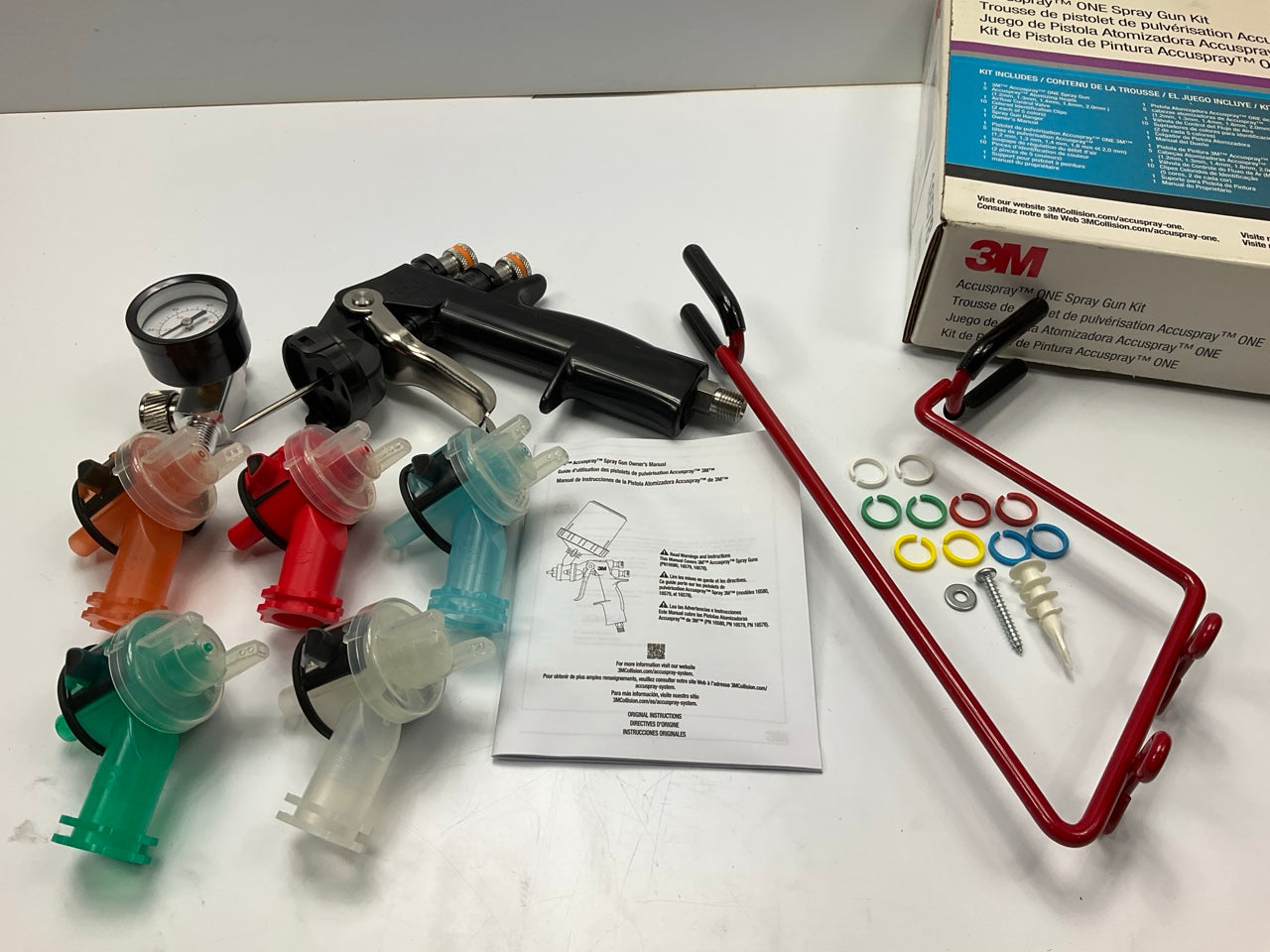 3M 16578 Accuspray One Spray Gun Kit Refinishing Paint Painting Repair PPG