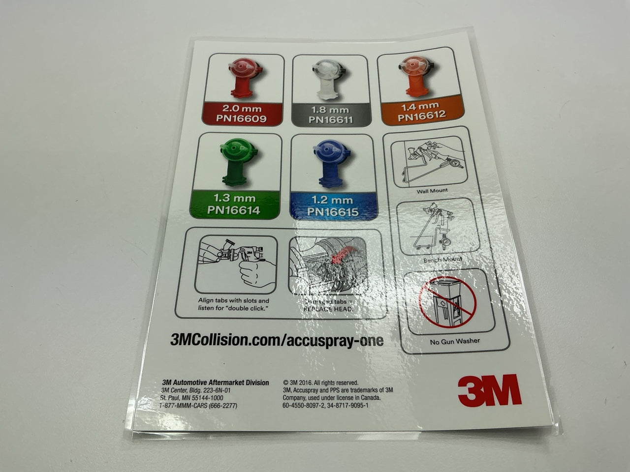 3M 16578 Accuspray One Spray Gun Kit Refinishing Paint Painting Repair PPG