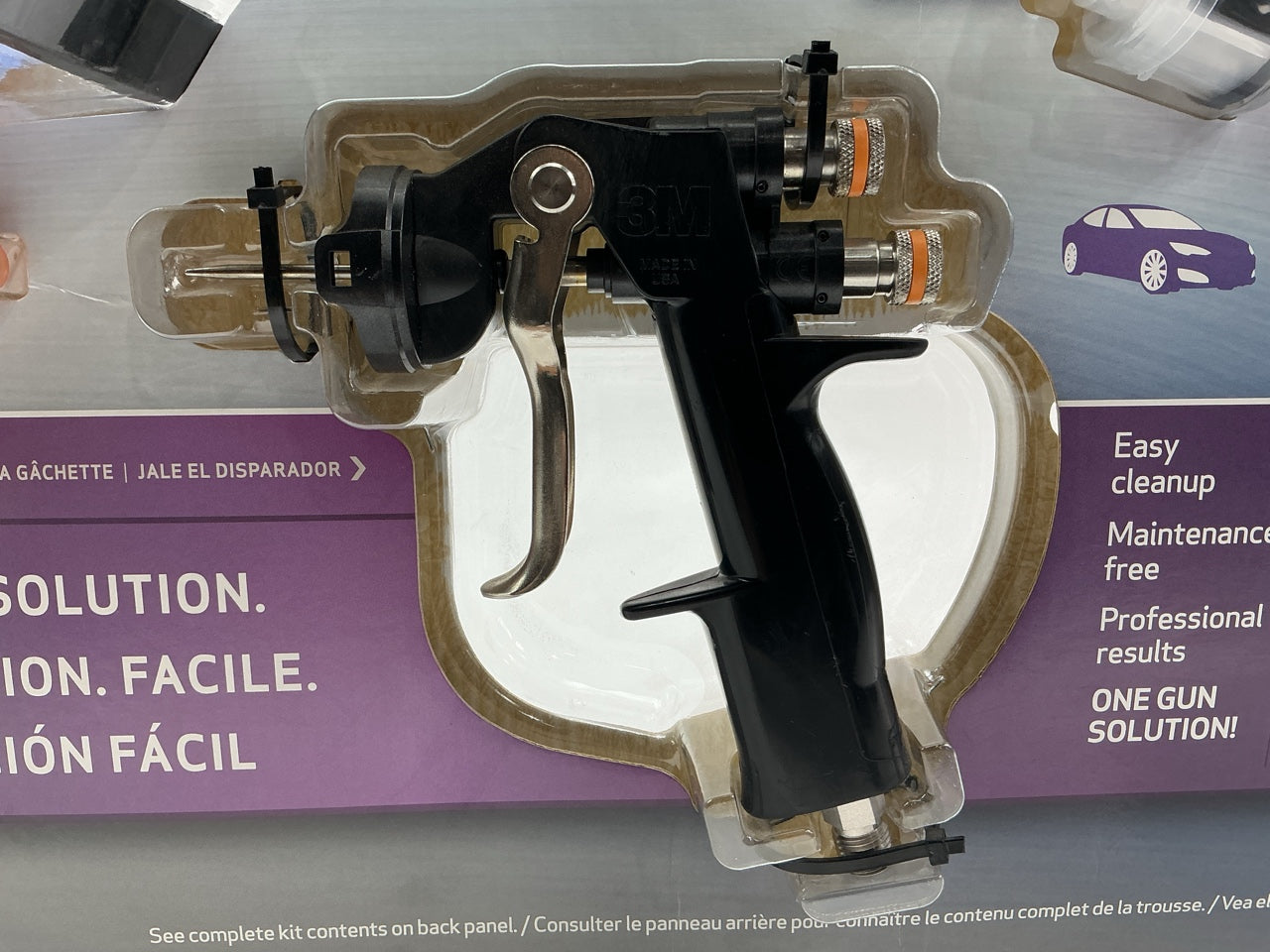 3M 16580 Accuspray ONE Auto Paint Spray Gun System Kit With Standard PPS