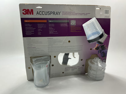 3M 16580 Accuspray ONE Auto Paint Spray Gun System Kit With Standard PPS