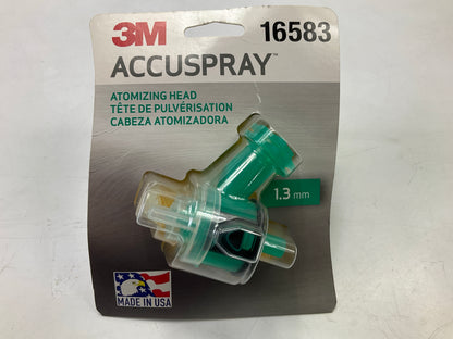 3M 16583 Accuspray Single Atomizing Head, Green, 1.3mm