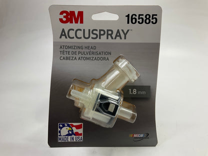 3M 16585 1.8MM Accuspray Atomizing Heads Single Clear Spray Gun Tip - 1 Each
