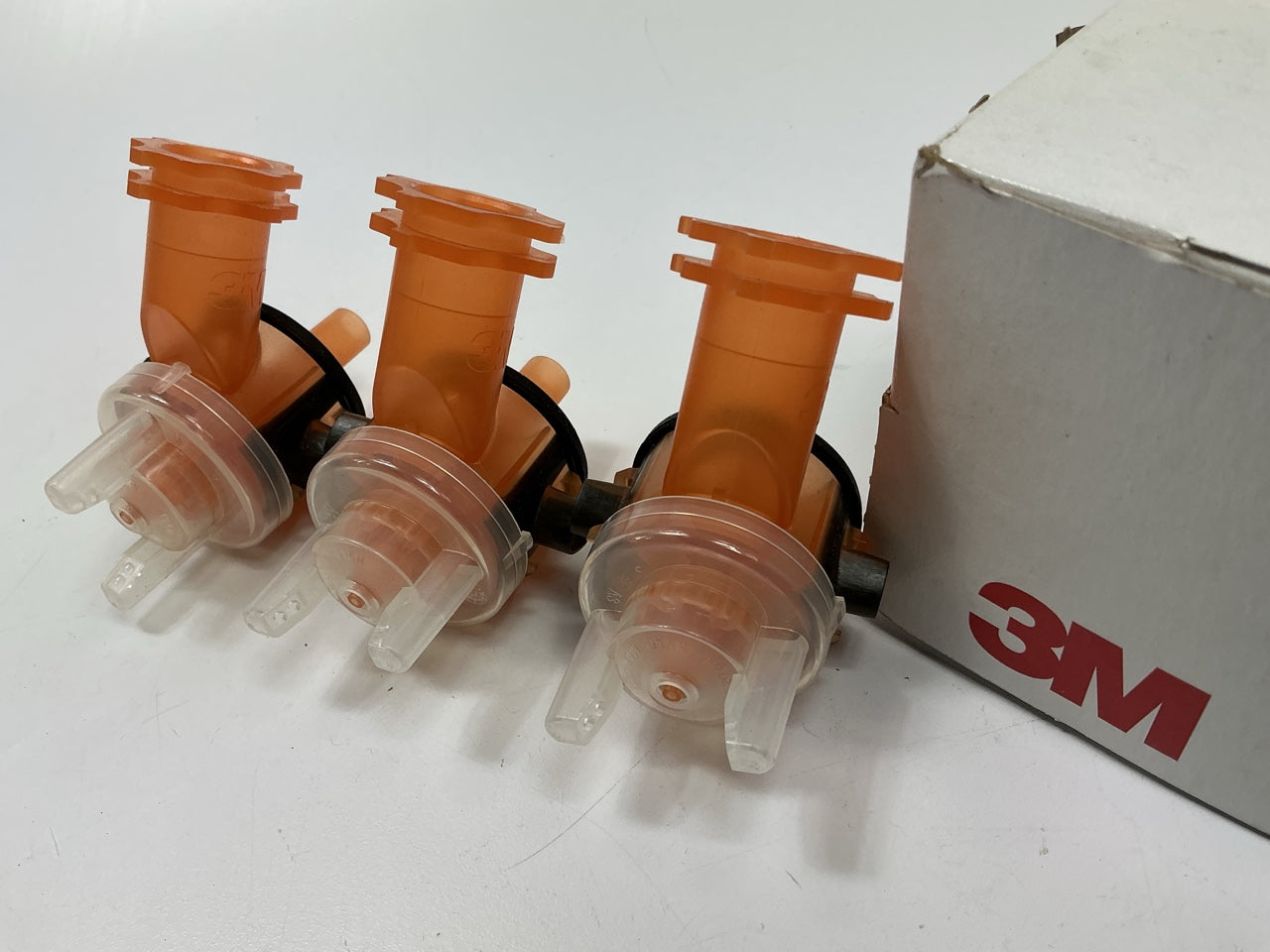 (3) Heads - 3M 16612 Accuspray Atomizing Head, Orange, 1.4mm