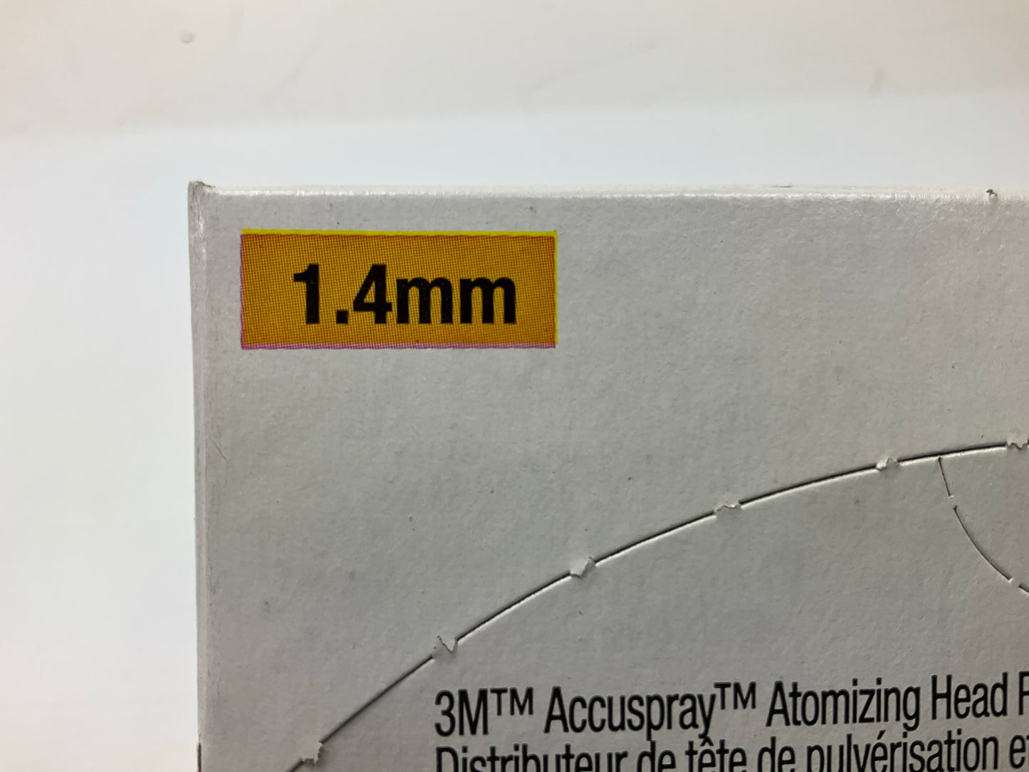 3M 16612 Accuspray Atomizing Head, Orange, 1.4mm, 4 / Pack