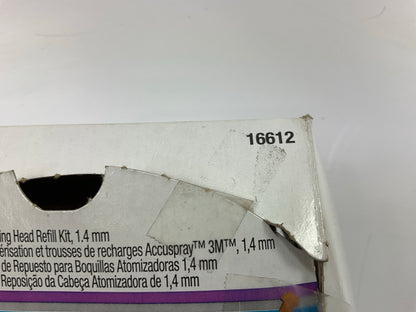 3M 16612 Accuspray Atomizing Head, Orange, 1.4mm, PACK OF 5