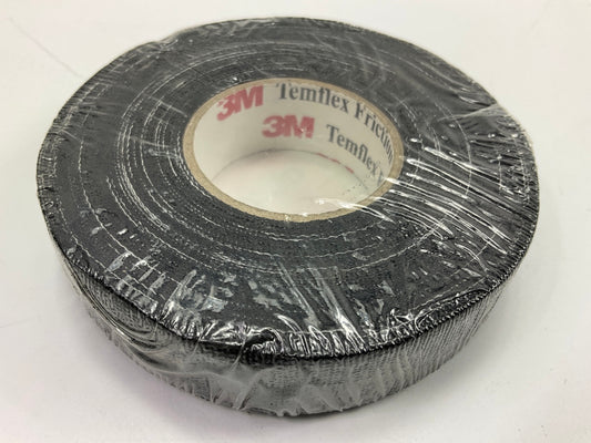 3M 1755-3 Temflex Friction Tape Black 3/4'' X 60 FT ( 3 Pieces )