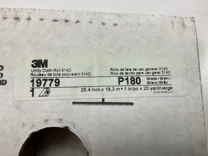 3M 19779 1'' X 20 Yards P180 Grit Very Fine Grade Utility Sanding Cloth Roll