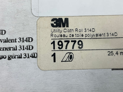 3M 19779 1'' X 20 Yards P180 Grit Very Fine Grade Utility Sanding Cloth Roll