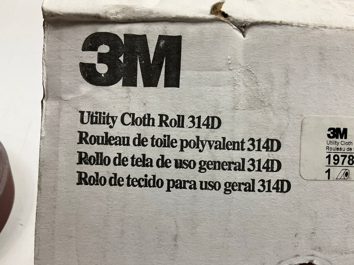 3M 19785 280 Grit 1'' X 50 Yd - Aluminum Oxide Abrasive Utility Cloth Shop Roll