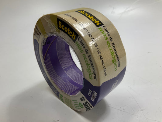 (10) Rolls - 3M 2025 Scotch Greener Masking Tape, Each Roll Is 1.88'' X 60 Yards