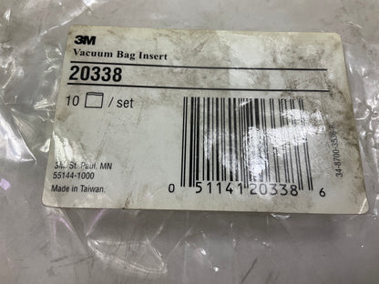 3M 20338 Vacuum Bag Dust Collector Inserts. Pack Of (10)