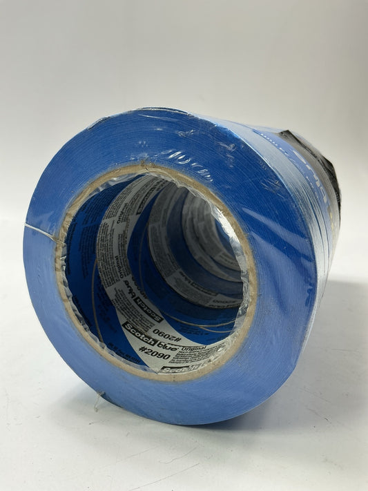 (9) Rolls - 3M Scotch 2090 Blue Painters Tape, 1'' X 60 Yards. (Blue) 0.94''x60'