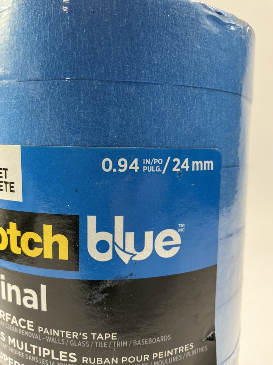 (9) Rolls - 3M Scotch 2090 Blue Painters Tape, 1'' X 60 Yards. (Blue) 0.94''x60'