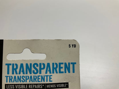 5 Rolls - 3M 2105-CD High Performance Transparent Duct Tape - 1.5'' X 5 Yards