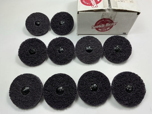 (10) 3M 21552 Scotch-Brite Roloc+ 4'' Clean & Strip XT Pro Disc Rust Removal