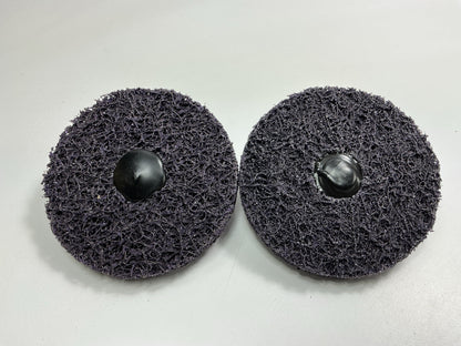 (2) 3M 21552 Roloc+ Clean And Strip XT Disc, 4 Inch X 1/2 Inch, Replaces 07470