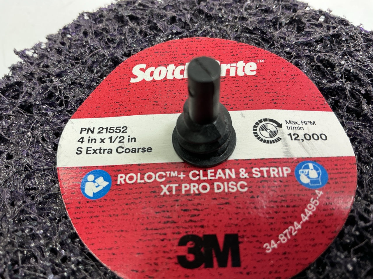 3M 21552 Clean And Strip XT Disc 4'' X 1/2'' Disc Replaces 07470