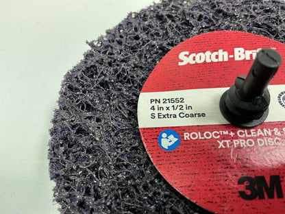 3M 21552 Clean And Strip XT Disc 4'' X 1/2'' Disc Replaces 07470
