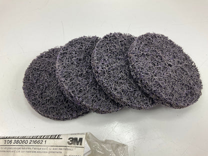 3M 21662 XO-DC Clean & Strip Extra Coarse Grade 4'' XT Pro Disc, 4 / Pack