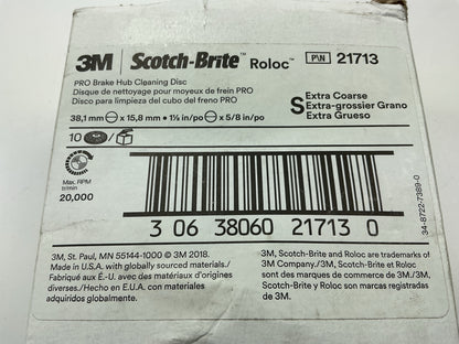 (5) 3M 21713 Scotch-brite Roloc Pro Brake Hub Cleaning Disc, 1-1/2 In X 5/8 In
