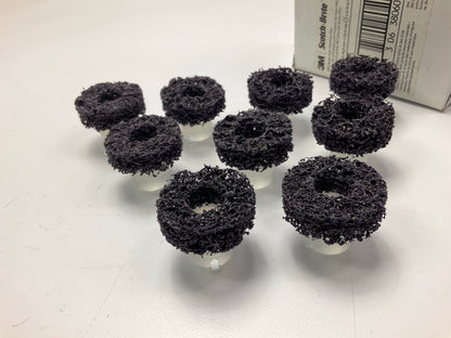 (9) 3M 21713 Scotch-brite Roloc Pro Brake Hub Cleaning Discs, 1-1/2'' X 5/8''