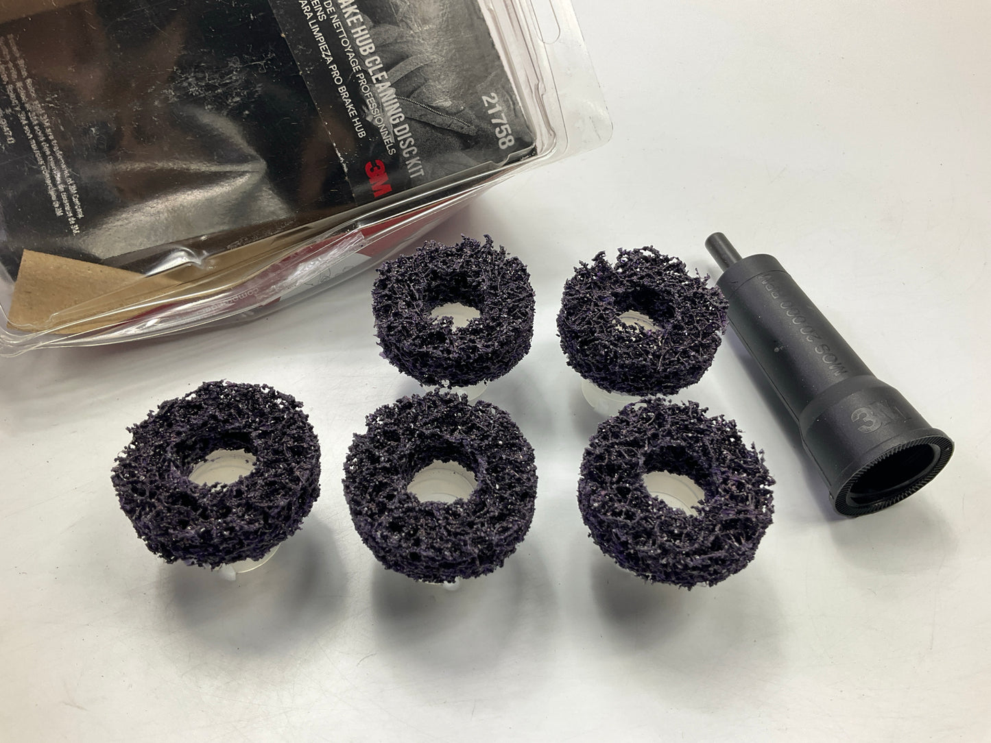 OPEN BOX - 3M 21758 Scotch-Brite Roloc Pro Brake Hub Cleaning Disc Kit