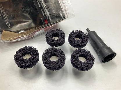 OPEN BOX - 3M 21758 Scotch-Brite Roloc Pro Brake Hub Cleaning Disc Kit