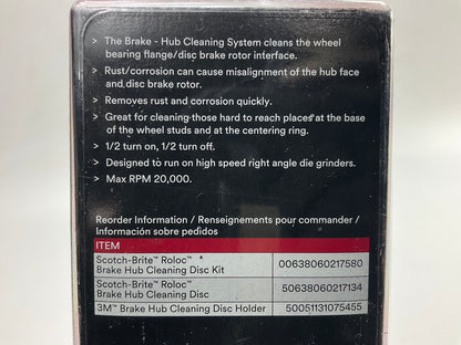 3M 21758 Scotch-Brite Roloc Pro Brake Hub Cleaning Disc Kit