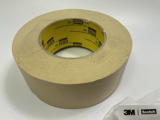 1 Roll - 3M 233 Tan (NOT The 233+ Green) Masking Tape, 2'' Wide