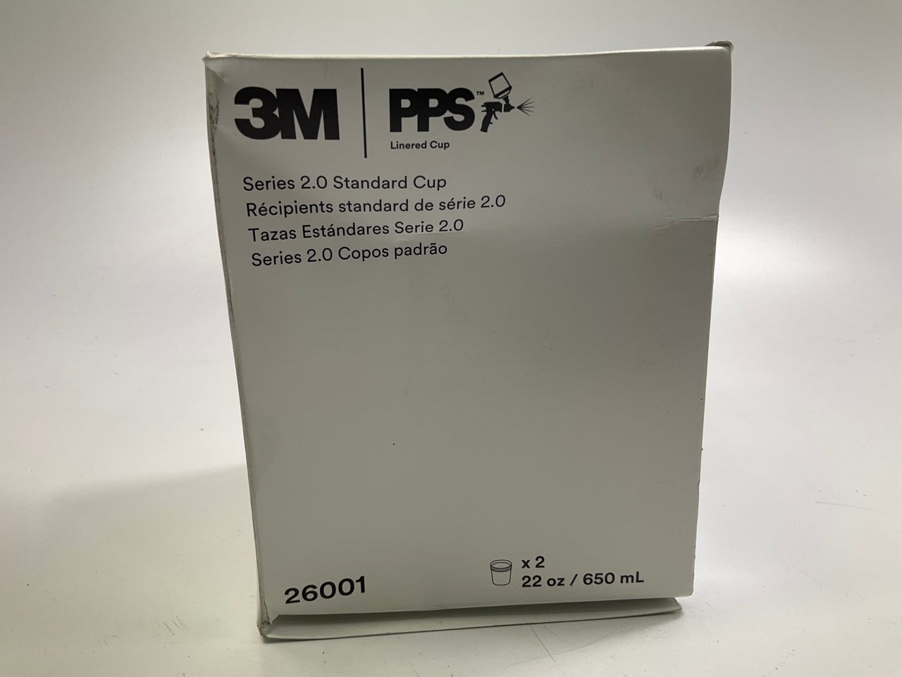 3M 26001 PPS Series 2.0 Cup, Standard (22 Fl Oz, 650 Ml), 2 Per Box