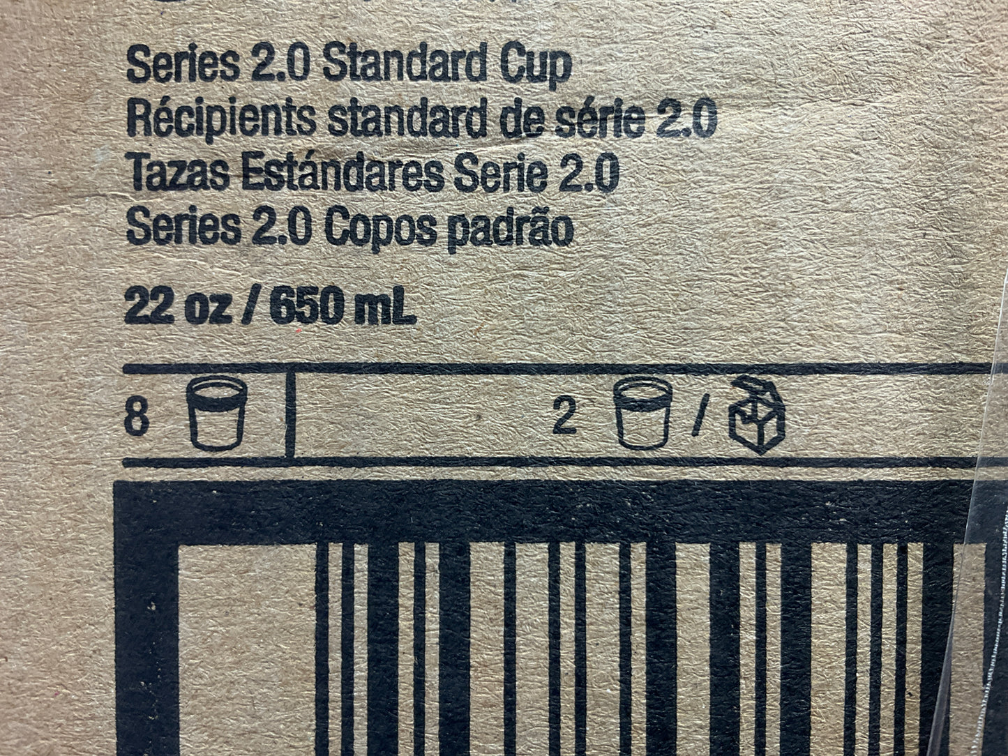 3M 26001 PPS Series 2.0 Cup, Standard (22 Fl Oz, 650 Ml), 8 Per Box