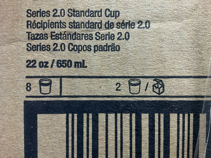 3M 26001 PPS Series 2.0 Cup, Standard (22 Fl Oz, 650 Ml), 8 Per Box
