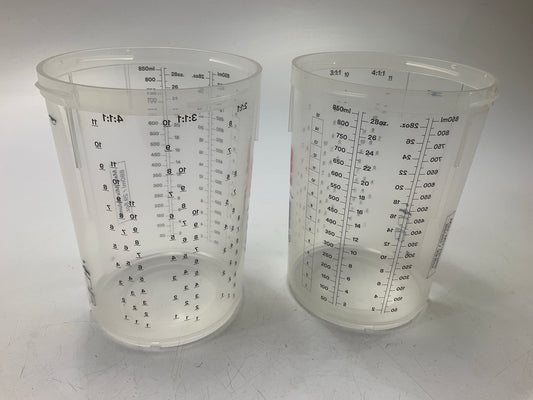 3M 26023 PPS 2.0 Spray Gun Cups, Large, 28 Ounces, 2 / Pack