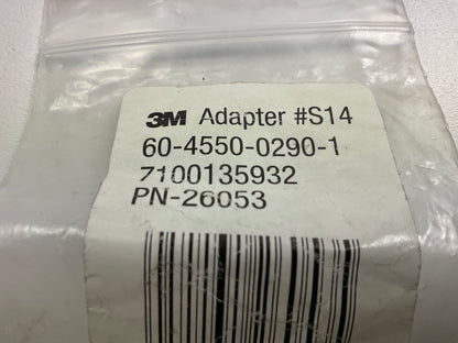 3M 26053 PPS Series 2.0 Adapter, 26053, Type S14, 7/16 Male, 14 Thread