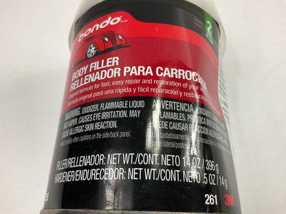 Small Dent - 3M 261 Bondo Body Filler, Original Formula Fast, Easy Repair