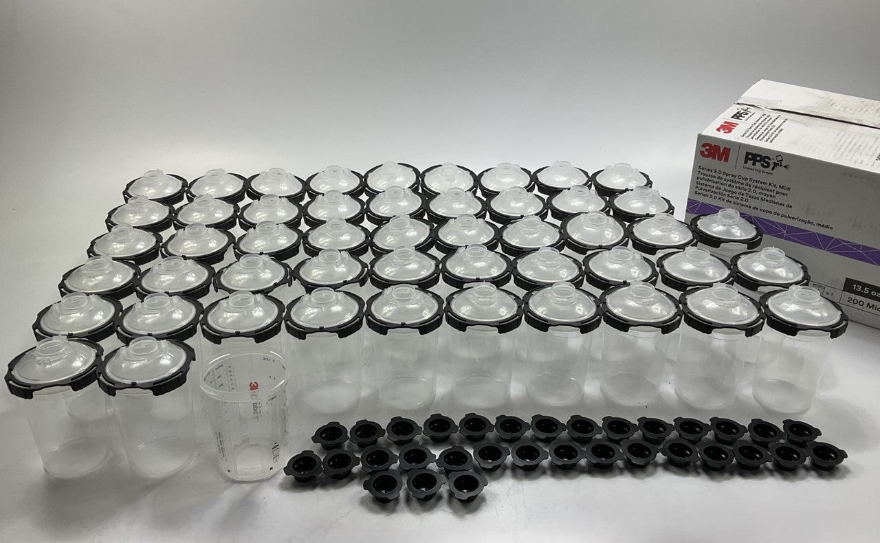 3M 26112 PPS Series 2.0 Spray Cup System Kit Midi 13.5 Fl Oz/ 400 Ml 200 Micron