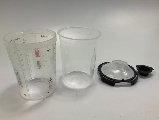 3M 26112 PPS Series 2.0 Spray Cup System Kit Midi 13.5 Fl Oz/ 400 Ml 200 Micron