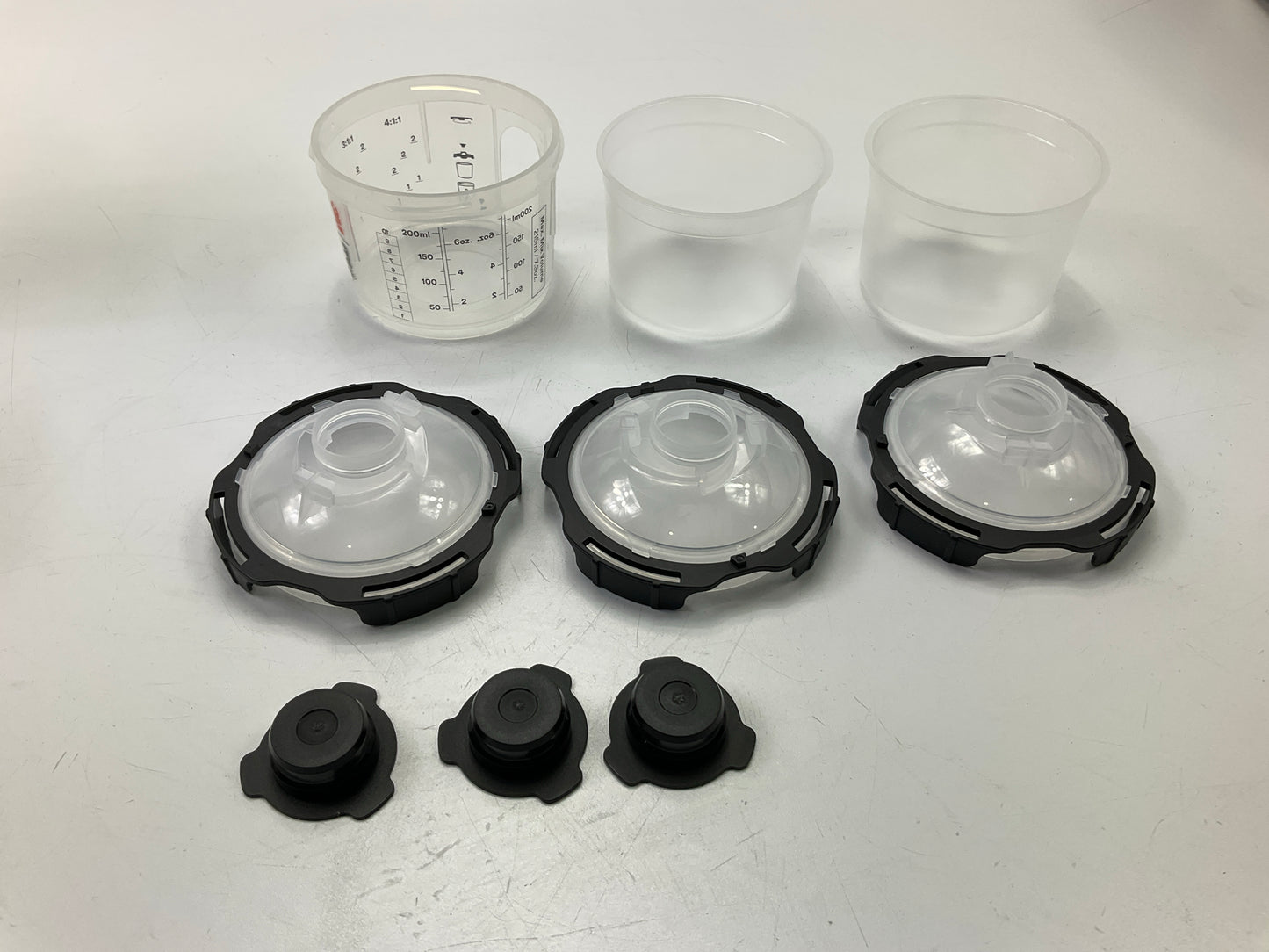 3M 26114 PPS Series 2.0 Spray Gun Cup, Lids & Liners Kit Mini 6.8 Oz. - 49 Pack