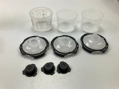 3M 26114 PPS Series 2.0 Spray Gun Cup, Lids & Liners Kit Mini 6.8 Oz. - 49 Pack