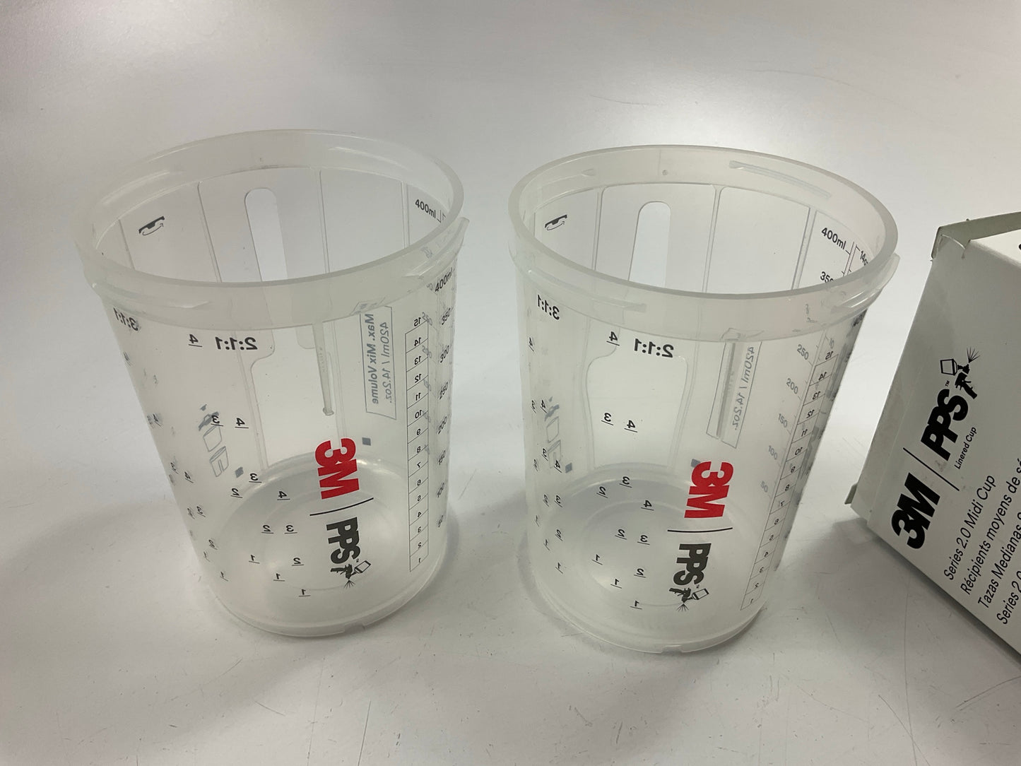 3M PPS 26122 Series 2.0 MIDI Hard Cups, 400 Ml, 2 Cups