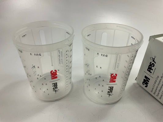 3M PPS 26122 Series 2.0 MIDI Hard Cups, 400 Ml, 2 Cups