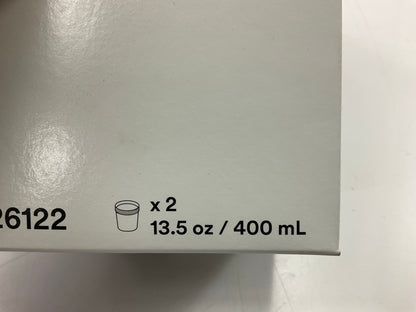 3M PPS 26122 Series 2.0 MIDI Hard Cups, 400 Ml, 2 Cups