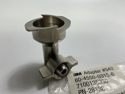 3M 26138 PPS Series 2.0 Adapter #S42, 3/8 Female R-Angle, 19 Thread BSP
