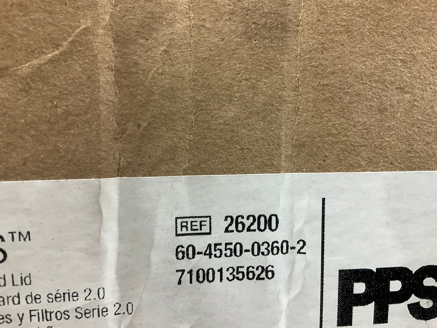 3M PPS 26200 2.0 Spray Gun Cup Disposable Cup Lid Standard/ Large 25/Box