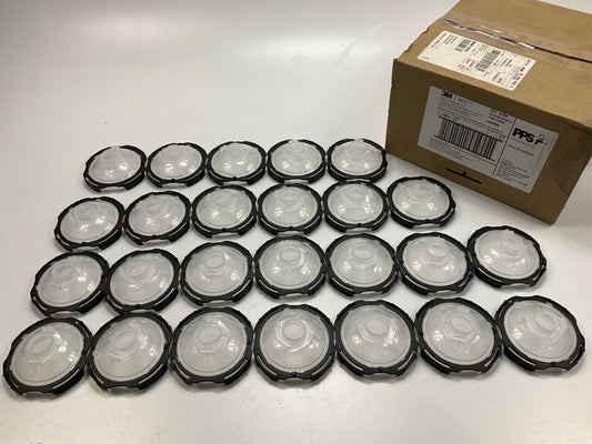 3M 26204 PPS Spray Gun Disposable Lids, 200 Micron Filter, Series 2.0 Midi Lids