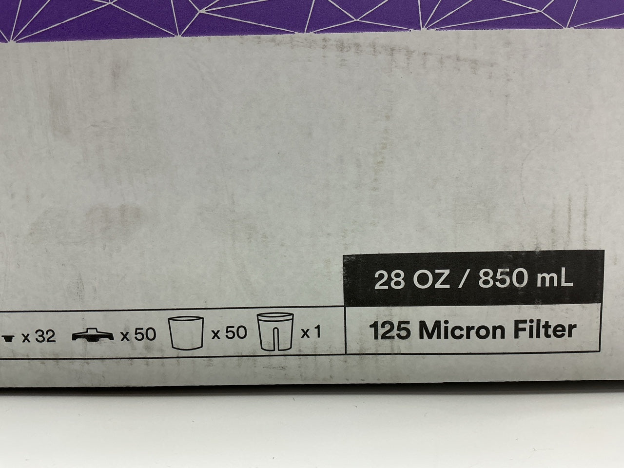 INCOMPLETE 3M 26325 PPS 2.0 Spray Cup System Kit, Large, 28 OZ 125-Micron Filter