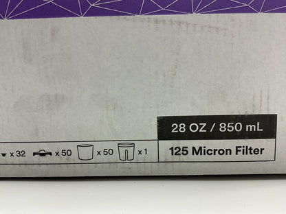 INCOMPLETE 3M 26325 PPS 2.0 Spray Cup System Kit, Large, 28 OZ 125-Micron Filter