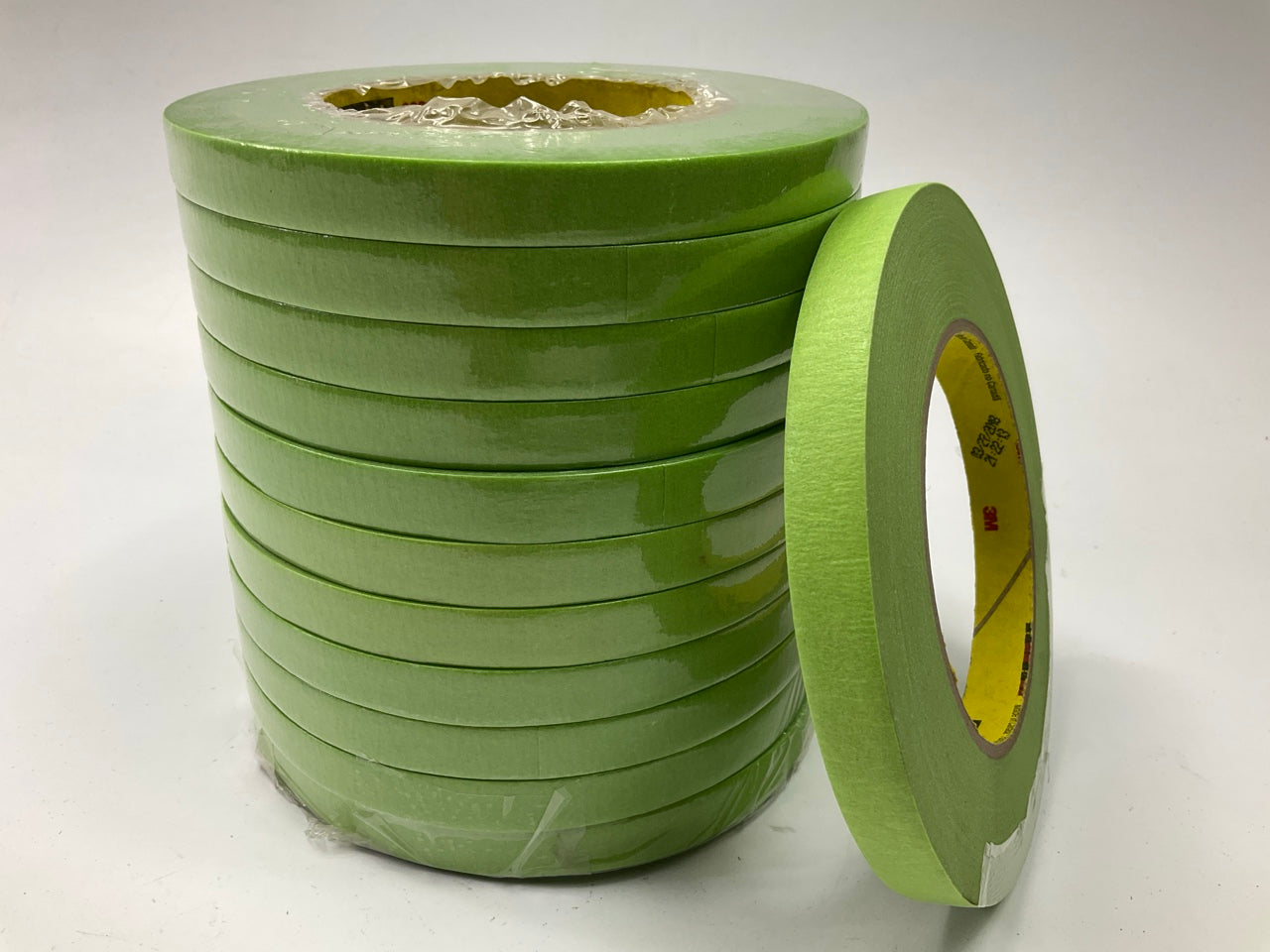 (12 Rolls) 3M 26332 Scotch Performance 233+ 1/2'' X 55 Yards Green Masking Tape