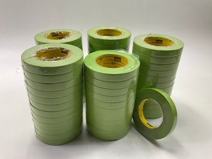 (60 Rolls) 3M 26334 Scotch Performance 233+ 18mm 3/4'' X 55yd Green Masking Tape